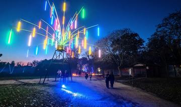 Les sentiers lumineux de Noël au Parc floral de Paris