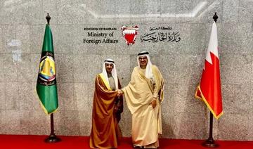 Le chef du CCG rencontre le ministre bahreïni des AE à Manama