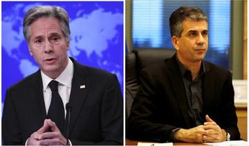 Blinken évoque la menace iranienne lors d’un appel avec le ministre israélien des Affaires étrangères