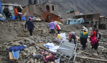 Glissements de terrain au Pérou: 18 morts et 20 disparus, selon un dernier bilan