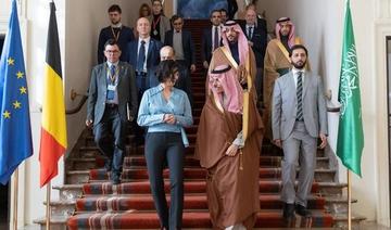 Le ministre saoudien des Affaires étrangères rencontre la présidente du Sénat belge