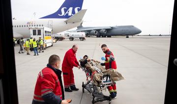 Dans un hôpital volant, l'espoir de jours meilleurs pour des blessés d'Ukraine