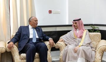Le ministre saoudien des Affaires étrangères s’entretient avec son homologue égyptien