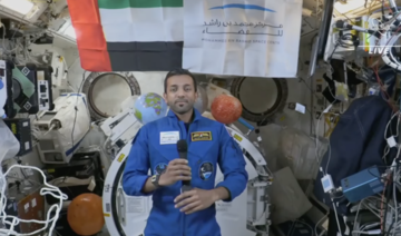 L'astronaute émirati Sultan al-Neyadi s'entretient avec les dirigeants de l'EAU depuis l’ISS