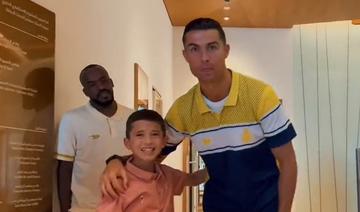 Un garçon qui a survécu au tremblement de terre en Syrie a réalisé son rêve de rencontrer Ronaldo 