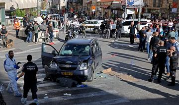 Jérusalem: cinq blessés par une voiture, Netanyahu parle d'«attentat»