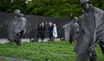 Biden accueille le président sud-coréen à Washington