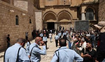 La police israélienne agresse des chrétiens qui se rendent à l'église de Jérusalem