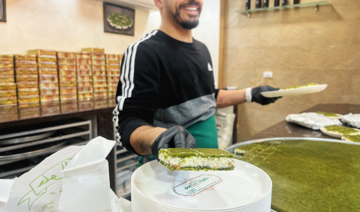 La daoukiyyeh, un petit dessert vert aux saveurs du pays du Cèdre