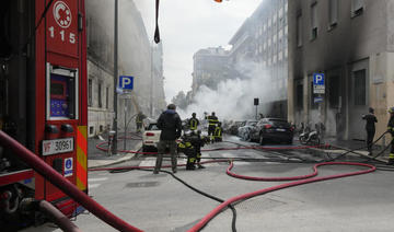 Un camion de bouteilles d'oxygène explose à Milan: un blessé