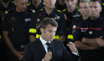 Macron supervise le déploiement des nouveaux moyens pour faire face aux feux de forêt 