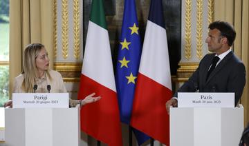 Macron et Meloni affichent leur volonté de «travailler ensemble» après les turbulences sur l'immigration