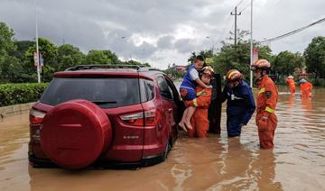 Pékin sous le déluge: deux morts, alerte maximale aux inondations