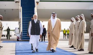 Le président indien Modi atterrit à Abou Dhabi pour entamer sa visite officielle aux Émirats arabes unis