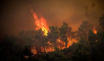 Canicule: Rhodes toujours en proie aux flammes, après une opération d'évacuation sans précédent