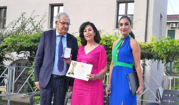 Distinction de l’artiste peintre Amel Hajjar: Médaille d’or en Italie 