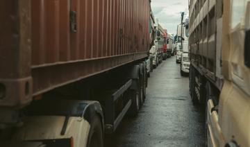 Ukraine : près des ports du Danube, la longue attente des camions chargés de céréales 