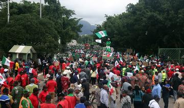 Manifestation au Nigeria des syndicats de travailleurs contre le coût de la vie