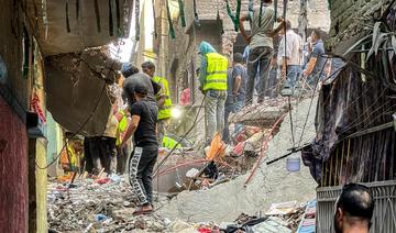 Quatre morts dans l'effondrement d'un immeuble au Caire