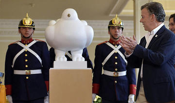 «La colombe de la paix», l'oeuvre de Botero à la fois emblème et otage