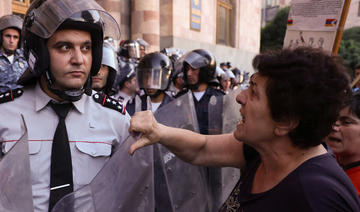 Nagorny Karabakh: des manifestants bloquent des rues à Erevan