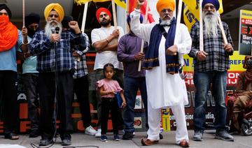 Des centaines de sikhs manifestent à travers le Canada contre le gouvernement indien