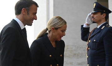 Emmanuel Macron a rencontré Giorgia Meloni à Rome 