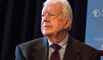 L'ancien président américain Jimmy Carter presque centenaire