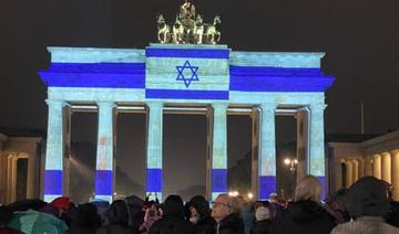 Allemagne: La porte de Brandebourg aux couleurs d'Israël