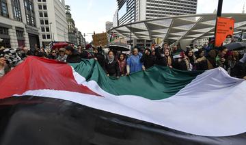 Belgique: 20 000 manifestants à Bruxelles en soutien aux Palestiniens