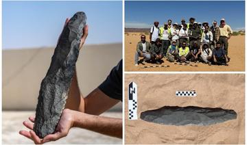 Une hache vieille de deux cent mille ans retrouvée à AlUla