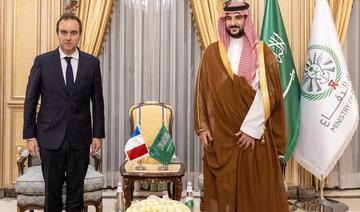Le ministre saoudien de la Défense s’entretient avec le ministre français des Armées