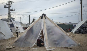 L’hiver complique le quotidien des Palestiniens déplacés à Gaza