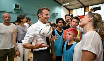 A 200 jours des Jeux, Macron appelle les Français à faire du sport «  chaque jour »