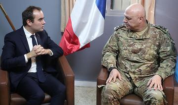 Le ministre français des Armées avec les militaires de la Finul dans le sud du Liban