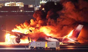 Japon: Un avion de ligne en feu à l'aéroport de Tokyo-Haneda 