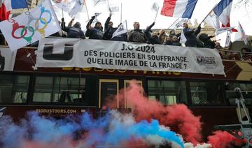 JO de Paris: Les policiers manifestent pour un meilleur dédommagement 