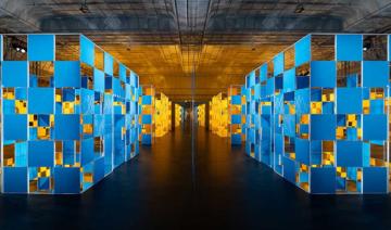 «Aux Beaux Carrés : travaux in situ» de Daniel Buren