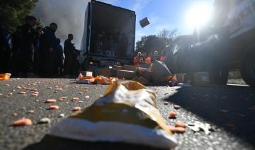 Incident en Andalousie : Saccage d'un camion de tomates marocaines par des agriculteurs grévistes
