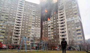 L'Ukraine demande plus d'aide aux Occidentaux après une nouvelle attaque russe «massive»