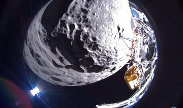 La sonde américaine Odysseus envoie ses premières images du sud de la Lune