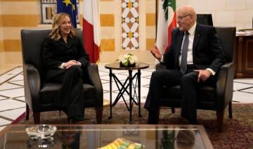 La Première ministre italienne rend visite au personnel de la Finul au Liban