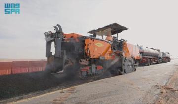 Première « route recyclée » construite en Arabie saoudite à Al-Ahsa