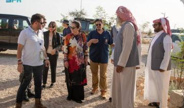 Une délégation de l'UNESCO visite le géoparc de Riyad Nord après son inscription au réseau mondial