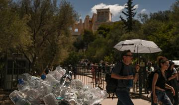L'Acropole d'Athènes de nouveau fermé partiellement en raison d'une vague de chaleur