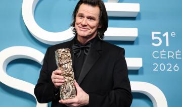 Jim Carrey récompensé d'un César d'honneur pour l'ensemble de sa carrière