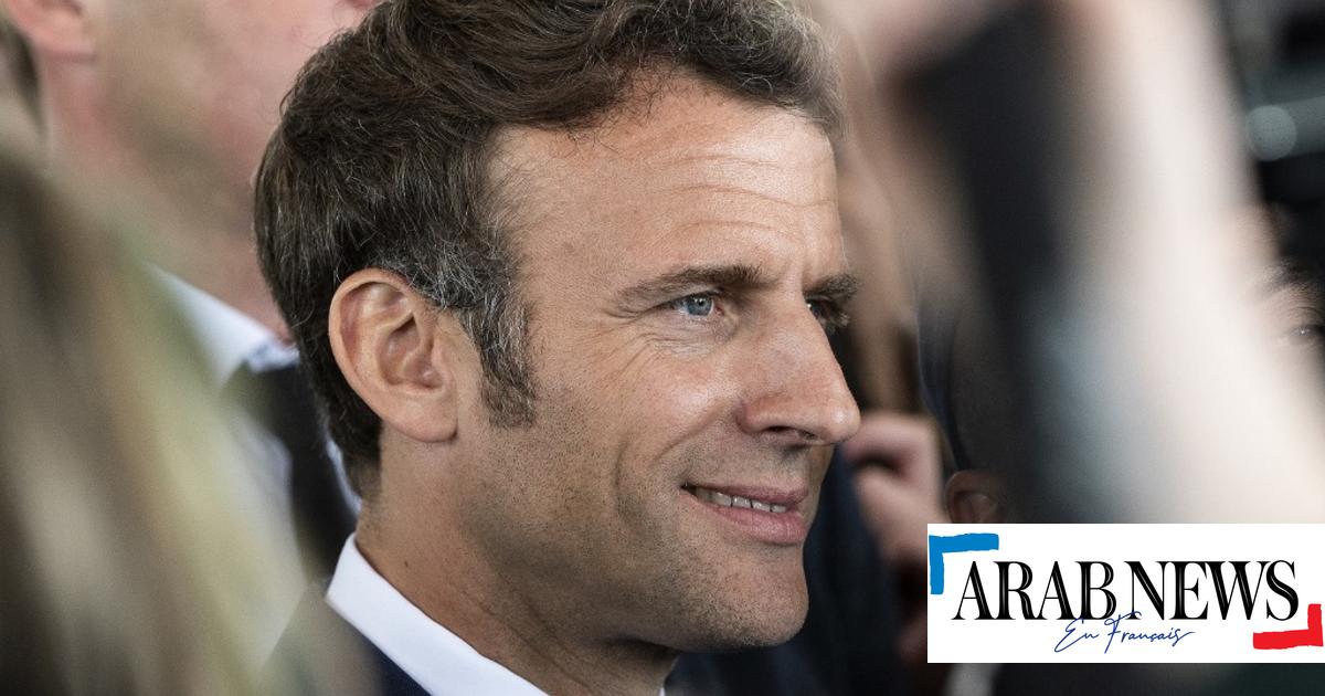 Investiture sobre pour le second mandat du président français Macron