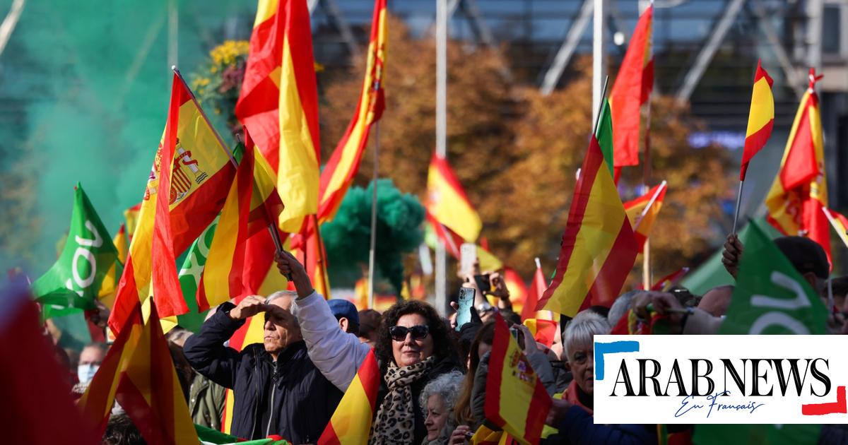España: miles de simpatizantes de ultraderecha se manifiestan contra el gobierno