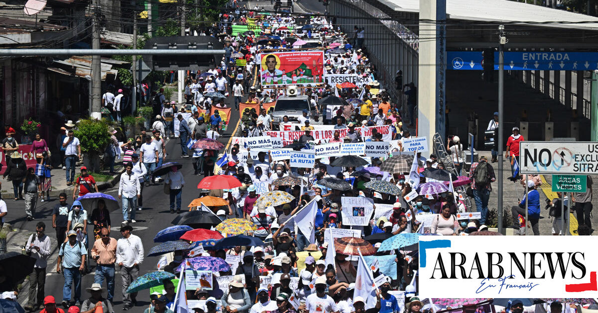 Salvador: manifestación contra el plan de reelección de Bukele
