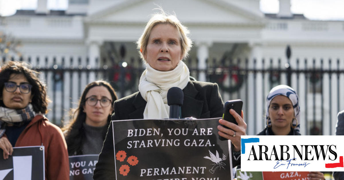 Cynthia Nixon started a hunger strike to demand a ceasefire in Gaza